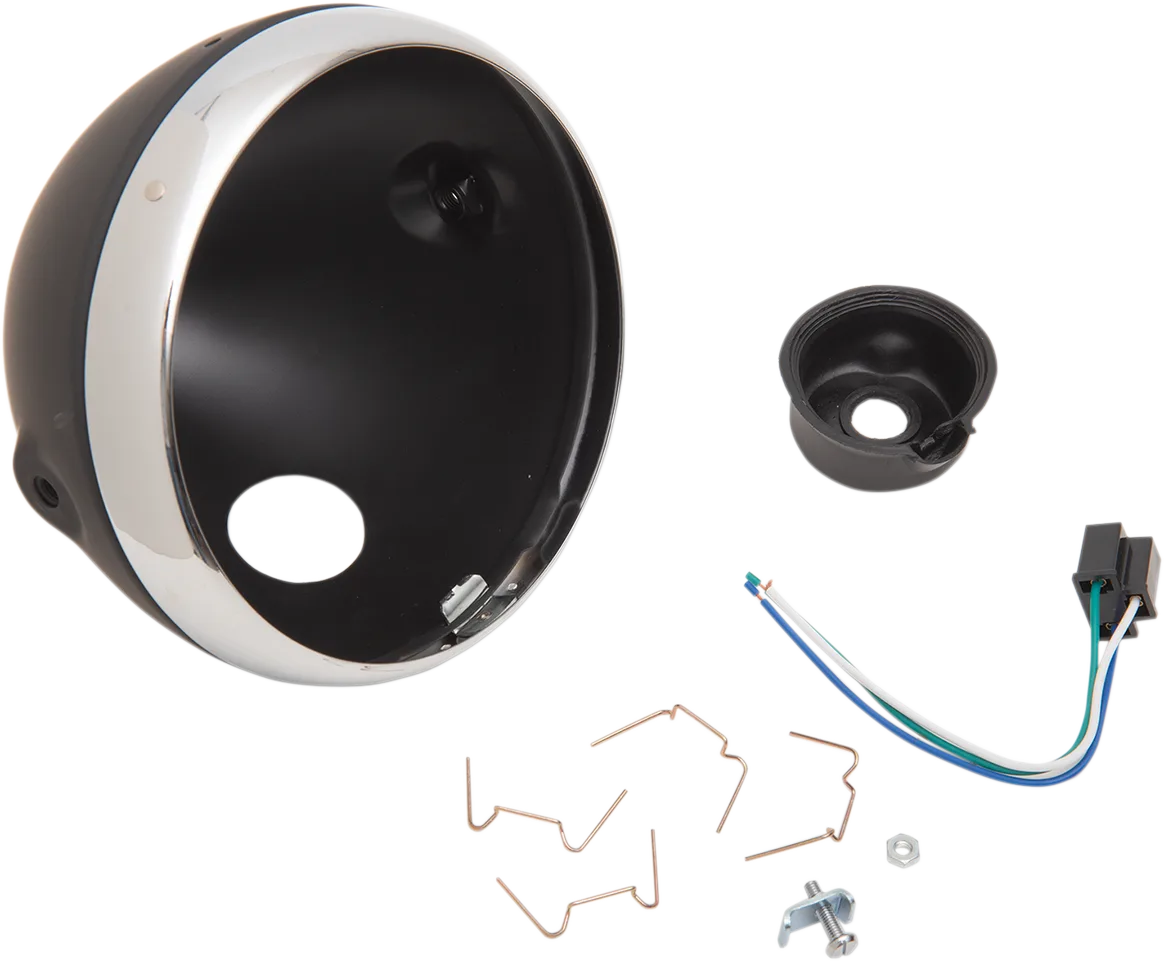 Lucas Style 7" Side Mount Headlight Shells