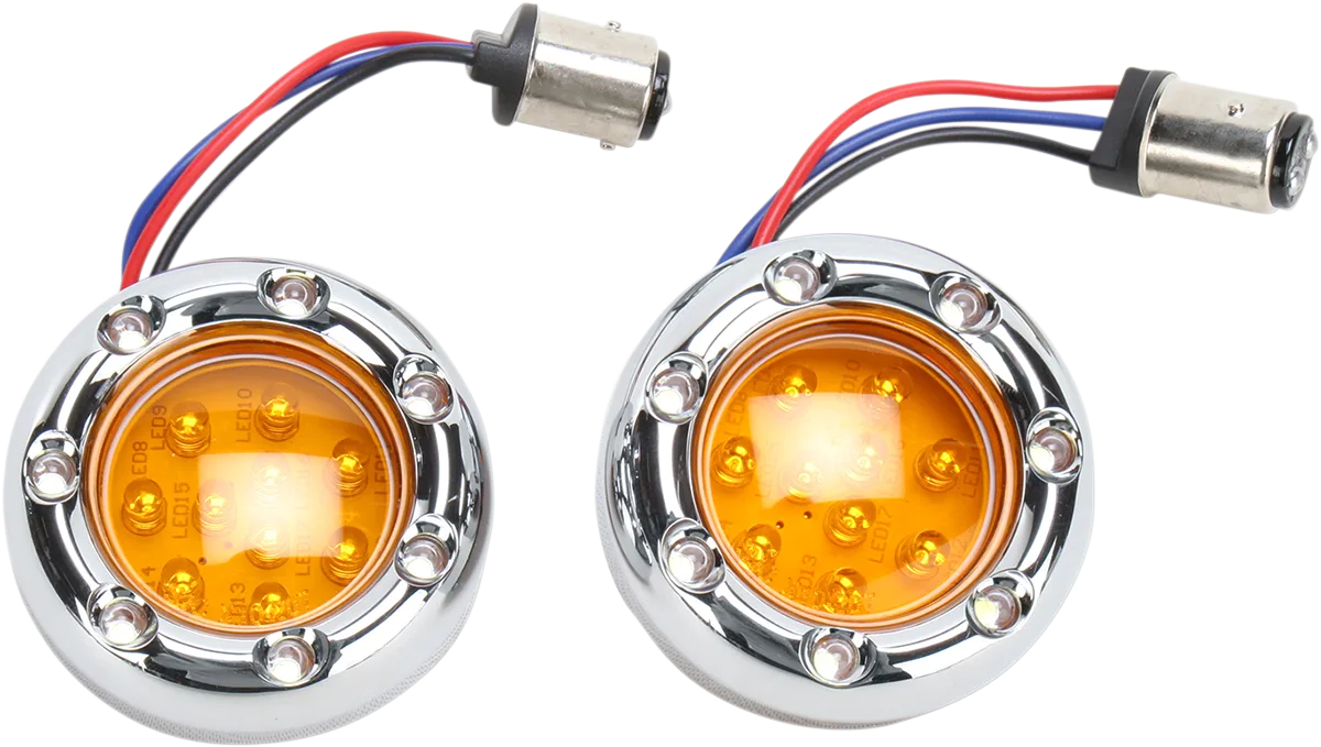 LED "Fire Ring" Kit for Factory "Deuce Style" Turn Signal Housing
