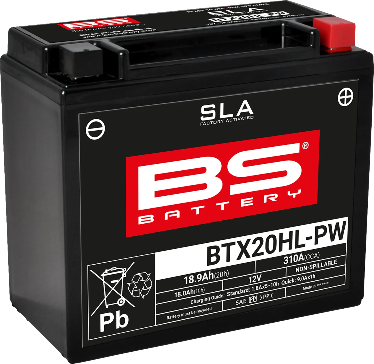 SLA Factory- Activated AGM Maintenance-Free Battery
