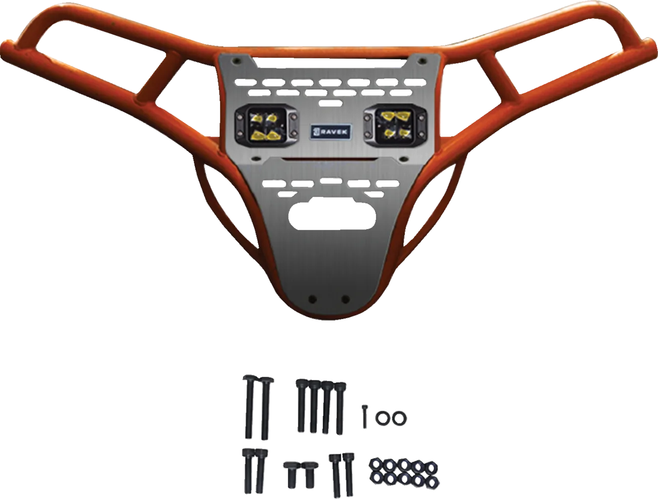 Front Bumper/Skid Plate with Lights