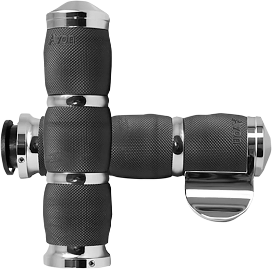 3-Ring Air Cushioned Grips — Includes Throttle Boss
