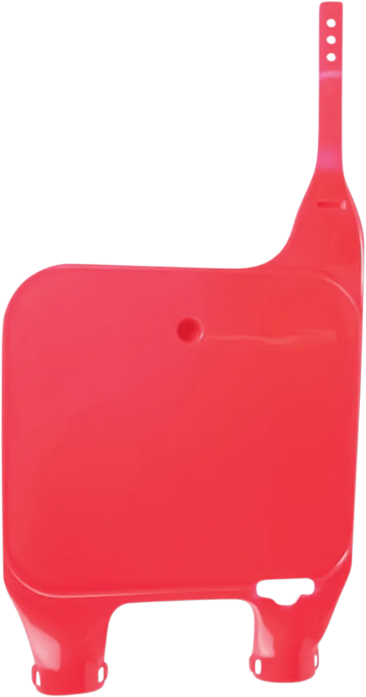 Replacement Front Number Plate — Inverted Fork Application