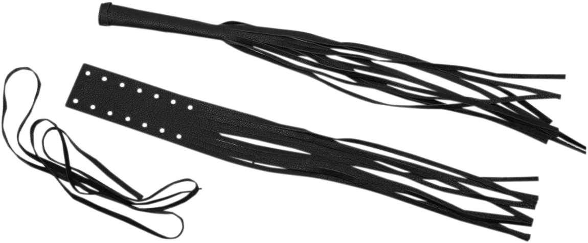 Fringed Leather Lever Covers