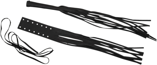 Fringed Leather Lever Covers