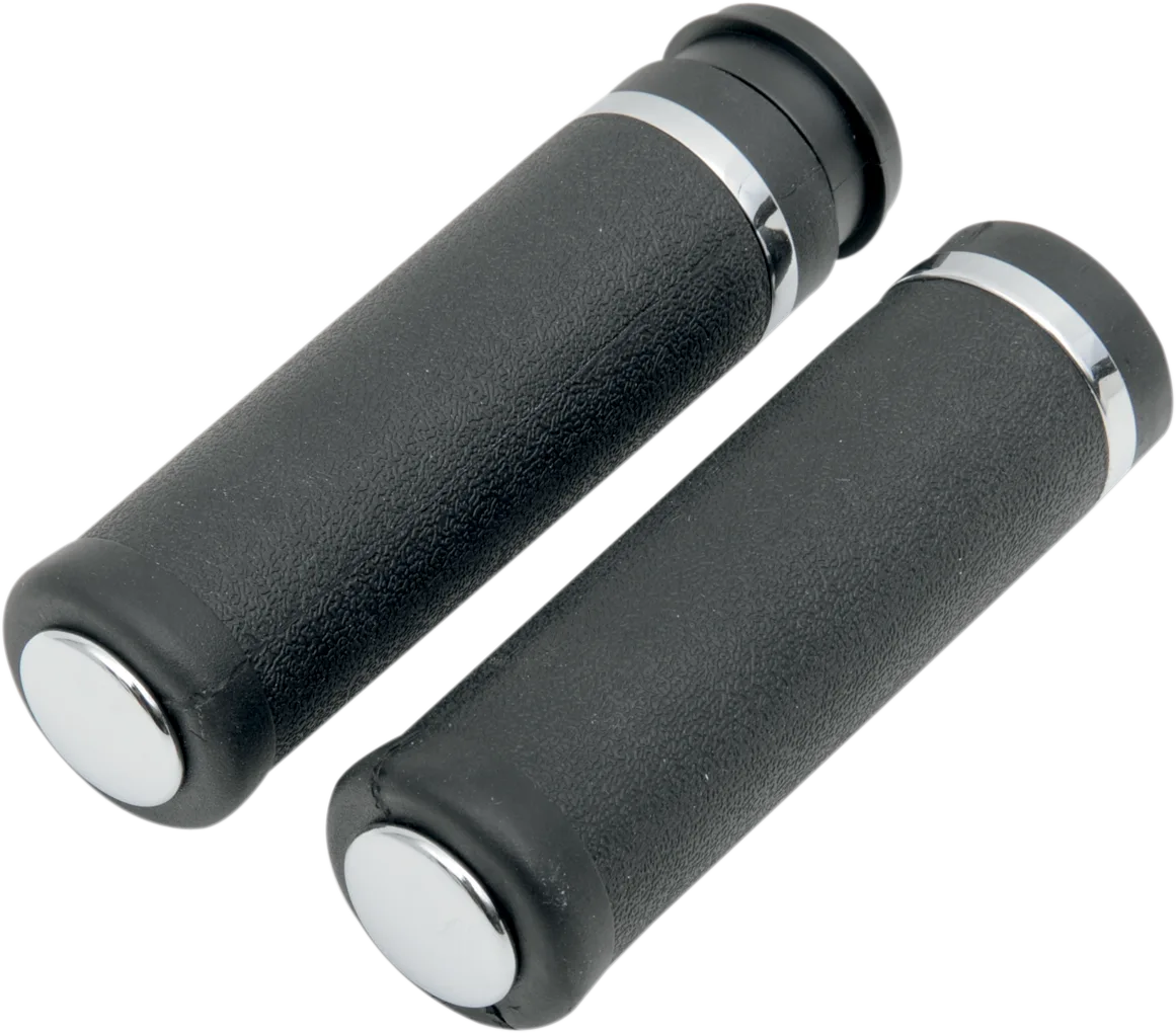 Rubber Grips with Accent Rings and End Caps