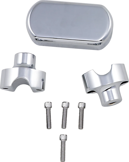 Solid Handlebar Riser & Top Clamp Kit