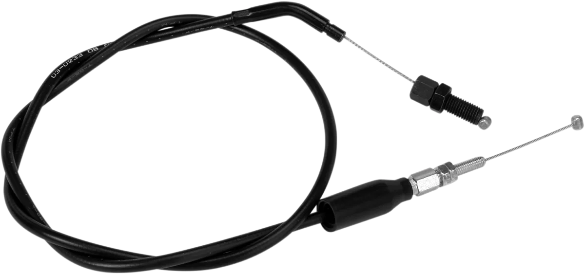 Black Vinyl Throttle Cable