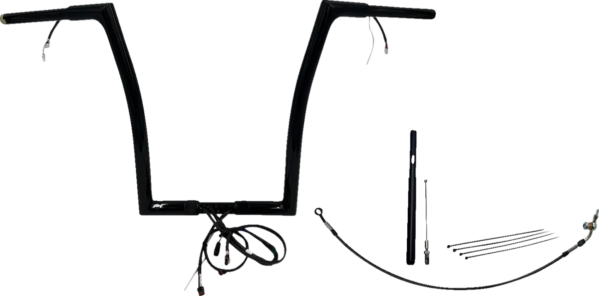 EZ Install Wired 1-1/4" Flat Top Handlebar Kit