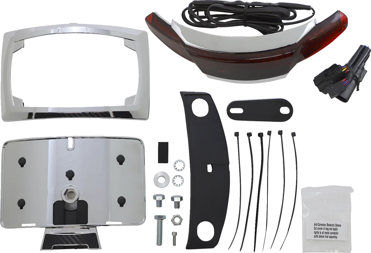 Latitude Tail Light & License Plate Mount with Lightstrike™ Technology