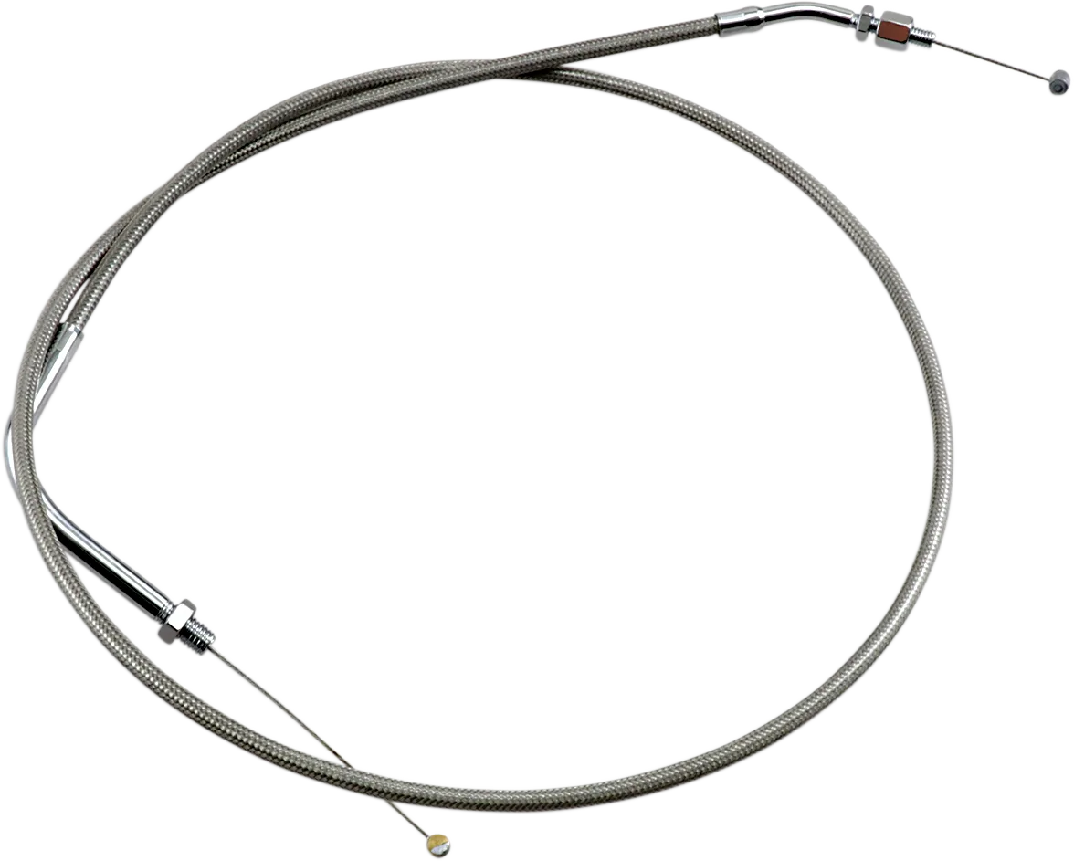 Armor Coat Stainless Steel Throttle/Idle Cable for Cruisers