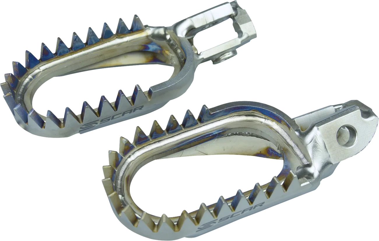 Anti-Mud Titanium Foot Pegs