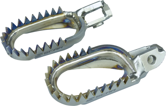 Anti-Mud Titanium Foot Pegs