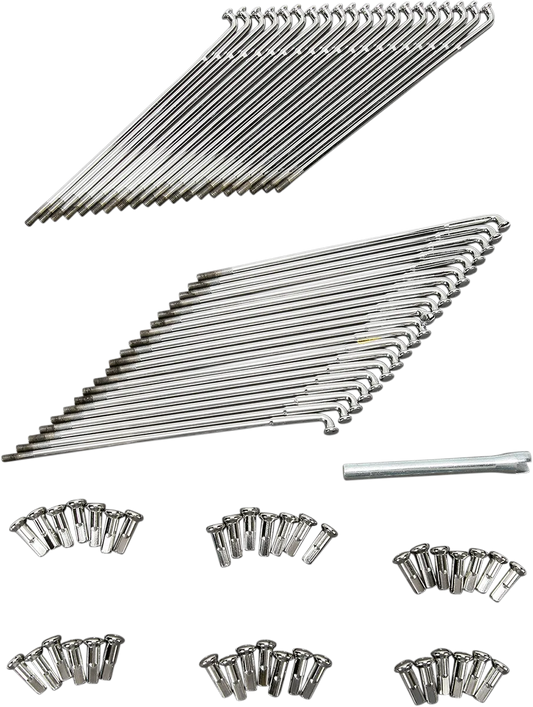 Spoke Set for Spun Steel and Excel Aluminum Rim