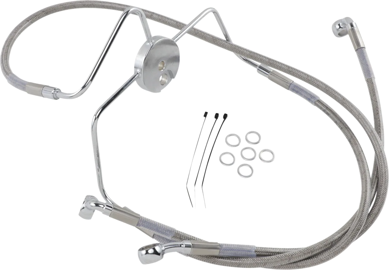 Extended Length Stainless Steel Brake Line Kit