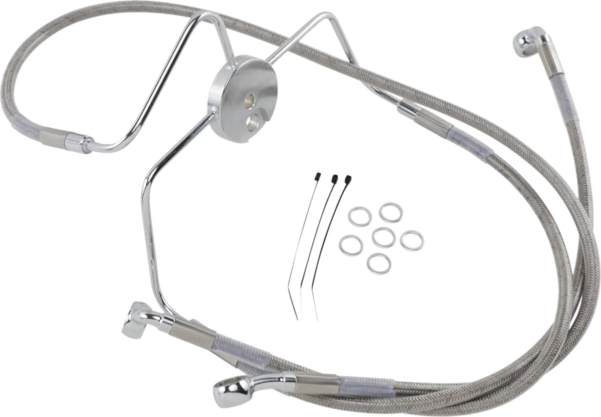 Extended Length Stainless Steel Brake Line Kit