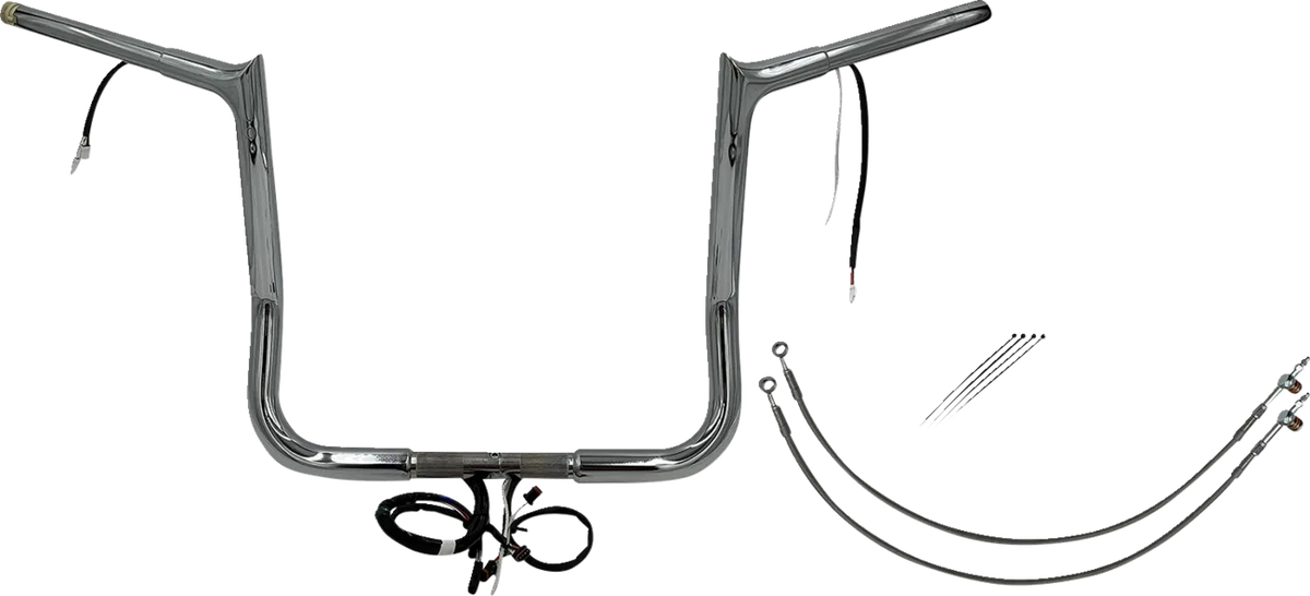 EZ Install Wired 1-1/4" Pointed Top Handlebar Kit