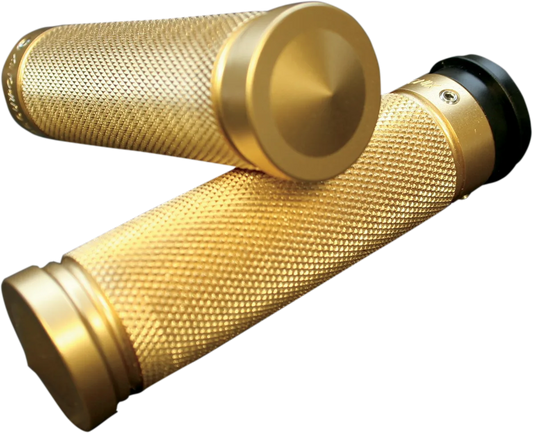 Brass Knurled Custom Grips