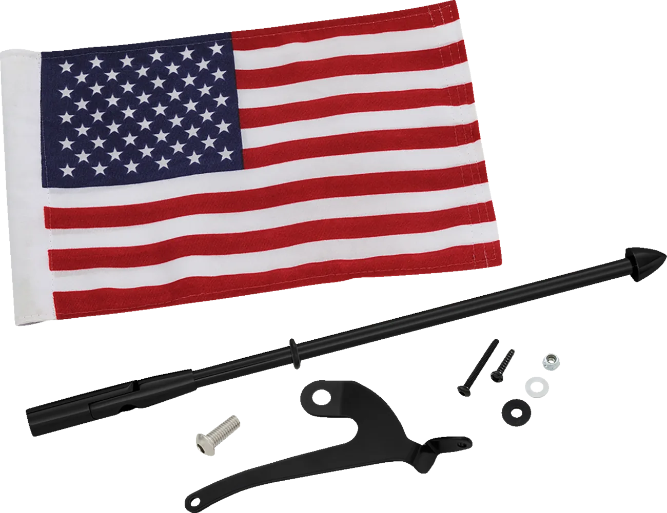 Flag Pole For Can-Am RT with US Flag