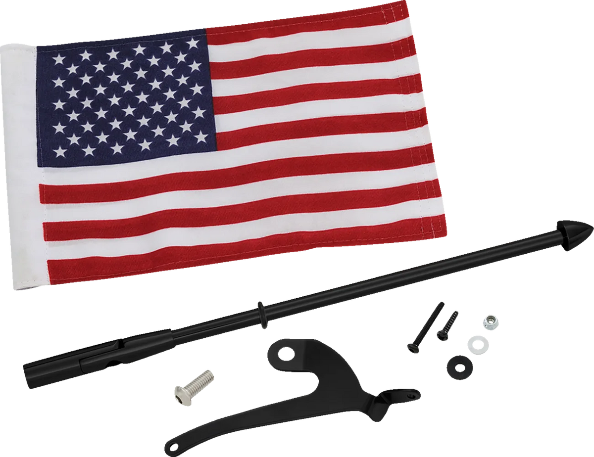 Flag Pole For Can-Am RT with US Flag