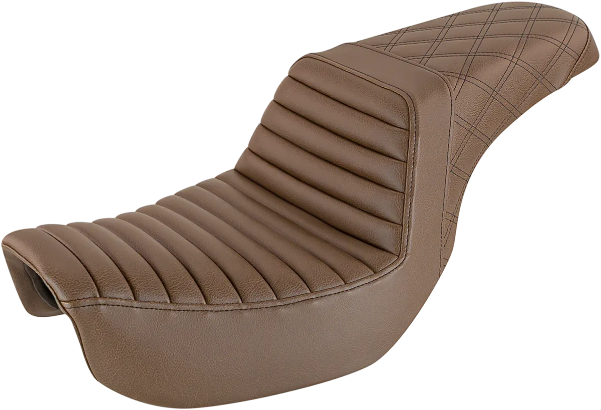 Step-Up Seat — Front Tuck-n-Roll/Rear Lattice Stitch