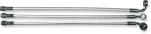 Designer Series Braided Non-ABS Front Brake Line