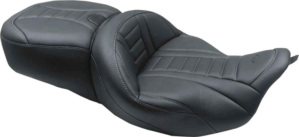 One-Piece Deluxe Touring Seat with Removable Backrest Option