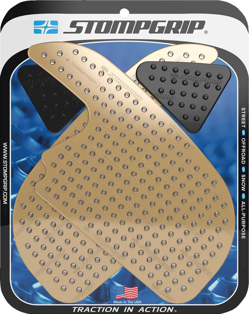 Volcano Profile Traction Pad Tank Grips