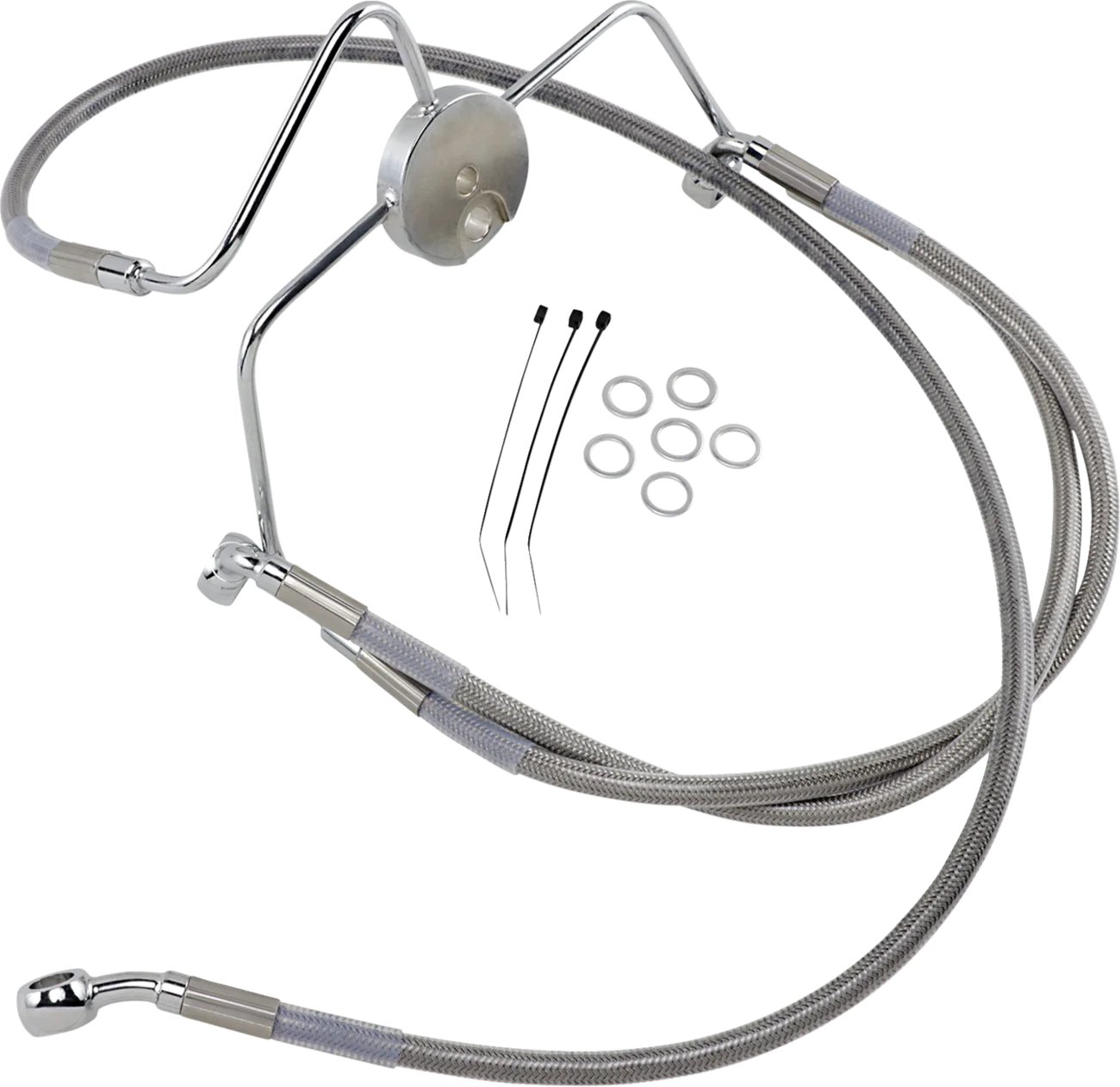 Extended Length Stainless Steel Brake Line Kit