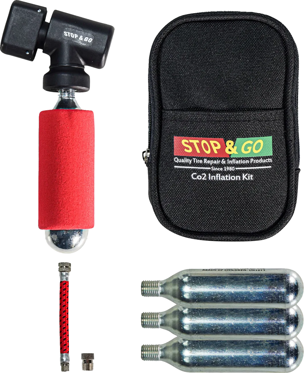 Stop & Go C02 Inflation Kit with Hose