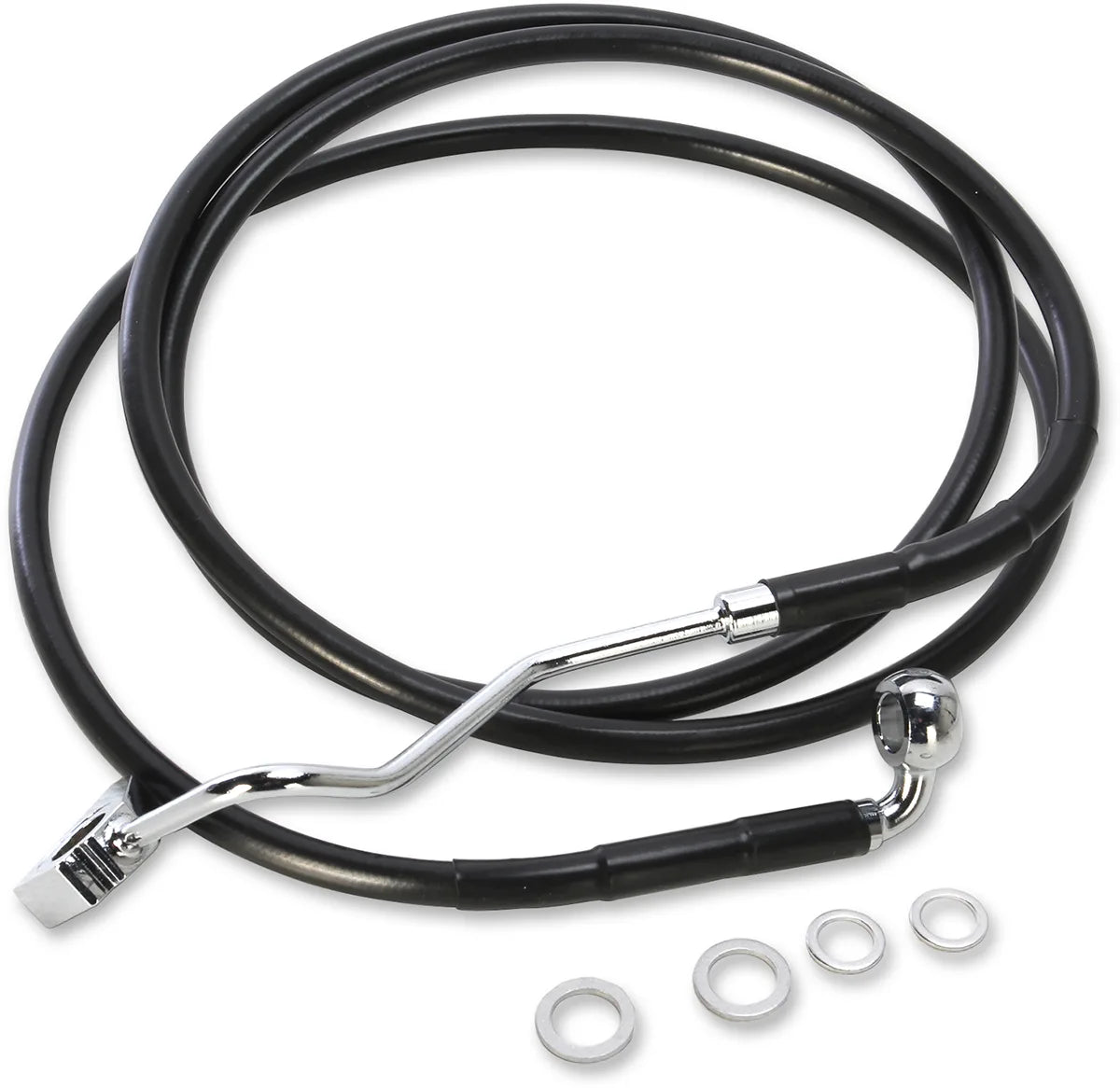 Extended Length Black Vinyl Brake Line Kit