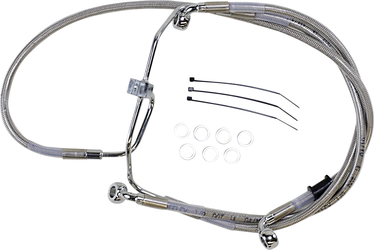 Extended Length Stainless Steel Brake Line Kit