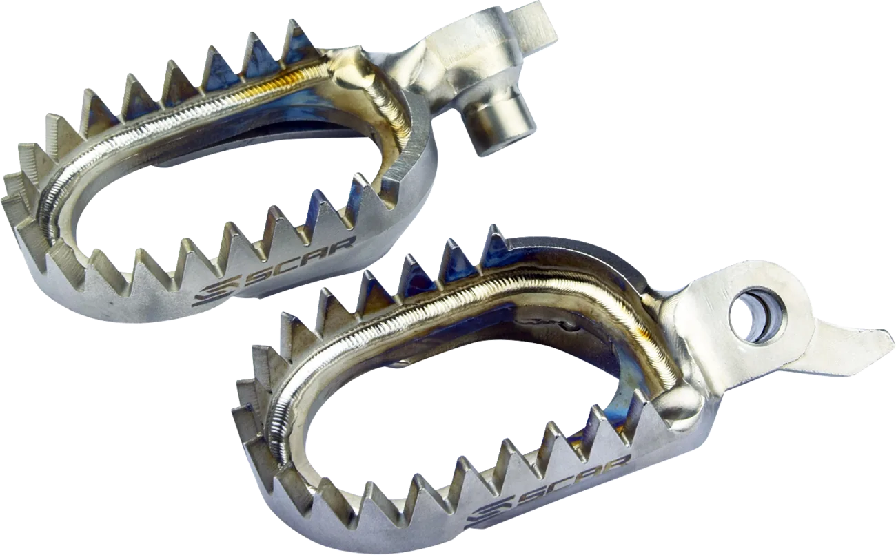 Anti-Mud Titanium Foot Pegs