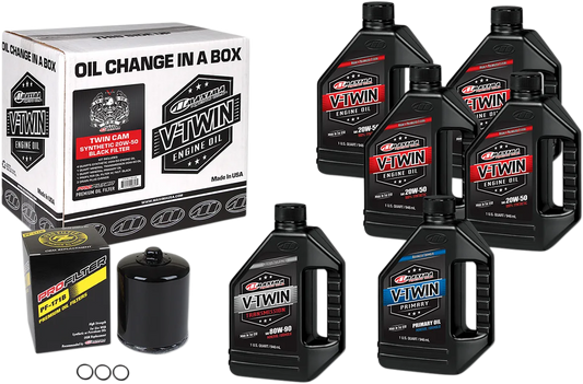 Twin Cam Synthetic 20W-50 Oil Change Kit