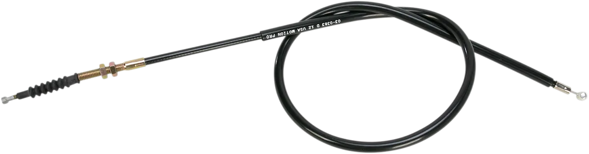 Black Vinyl Clutch Cable