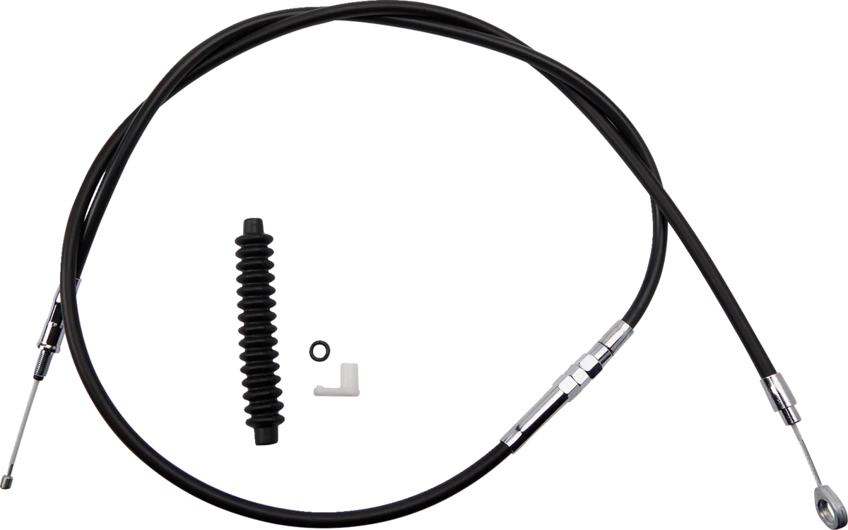 High-Efficiency Black Vinyl Clutch Cable