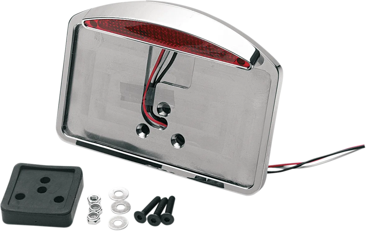 LED Half-Moon Taillight/License Plate Mount