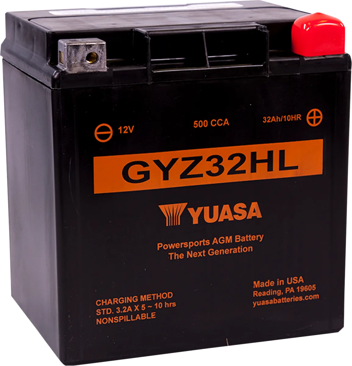GYZ Factory-Activated AGM Maintenance-Free Battery
