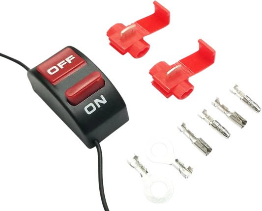 Universal In-Line On/Off Switch Flat Mount