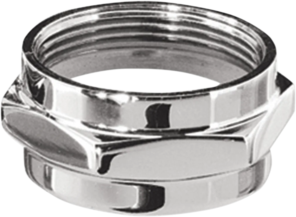 Power-Flo Fuel Valve Chrome Adapter Nut