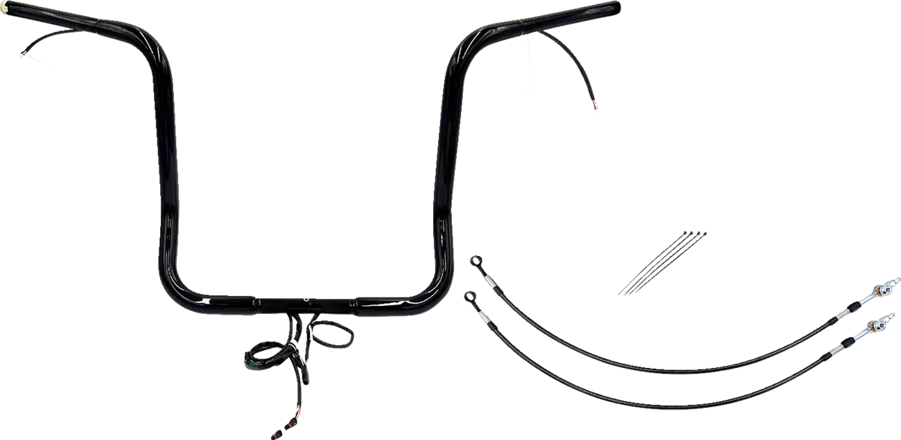EZ Install Wired 1-1/4" Pointed Top Handlebar Kit