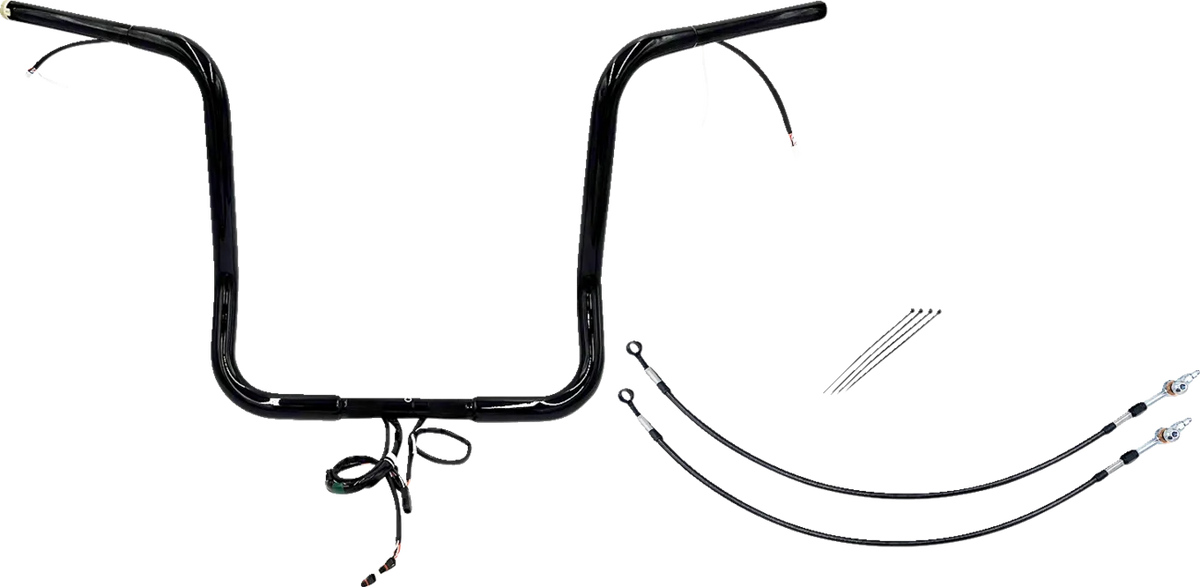 EZ Install Wired 1-1/4" Pointed Top Handlebar Kit