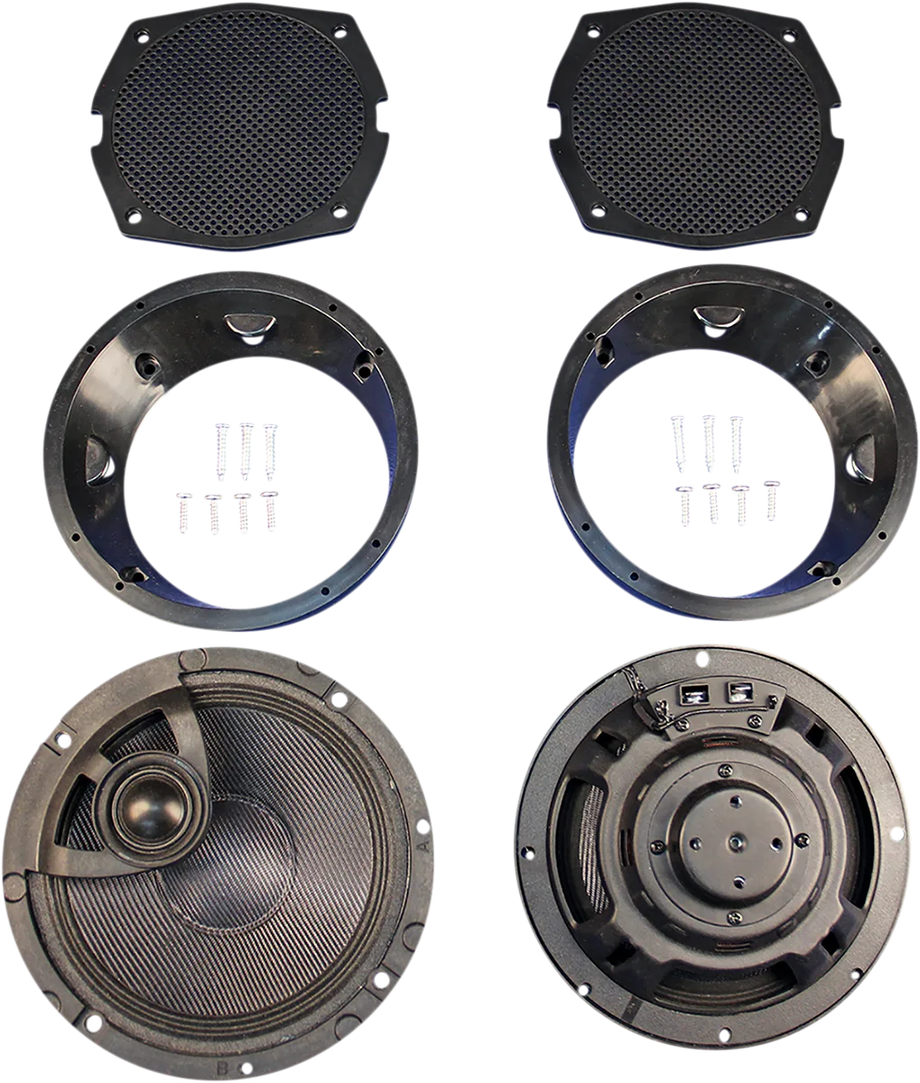 ROKKER® XRP 6.58° Fairing Speaker Kit with Hi-Output PEI Tweeter