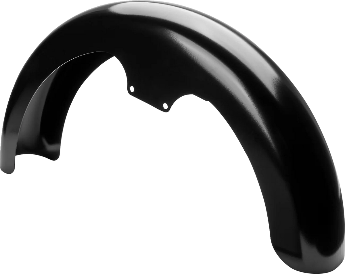 Hugger Series Front Fender with Mounting Blocks for Softail/Dyna