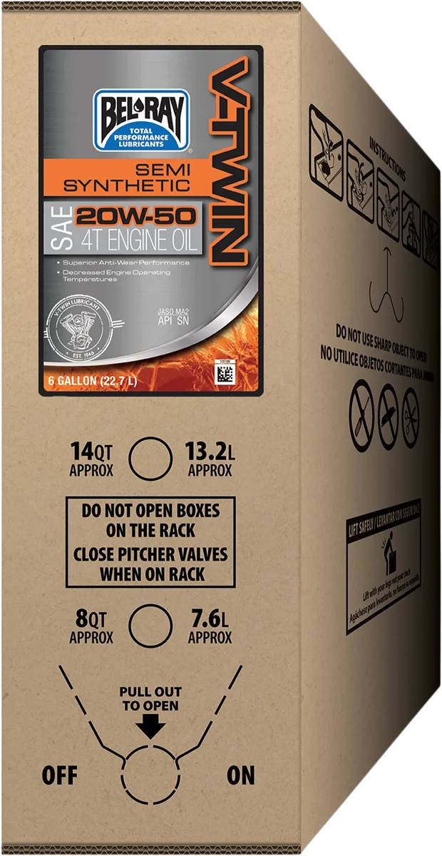 V-Twin Semi-Synthetic 4-Stroke Engine Oil