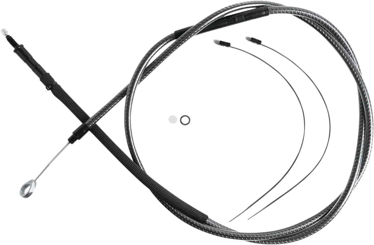 High-Efficiency Polished KARBONFIBR Clutch Cable