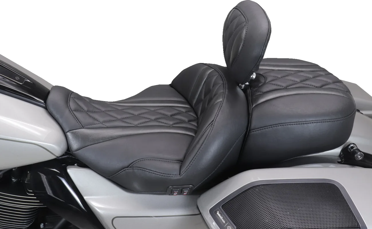 Heated Super Touring One Piece 2-Up Seat