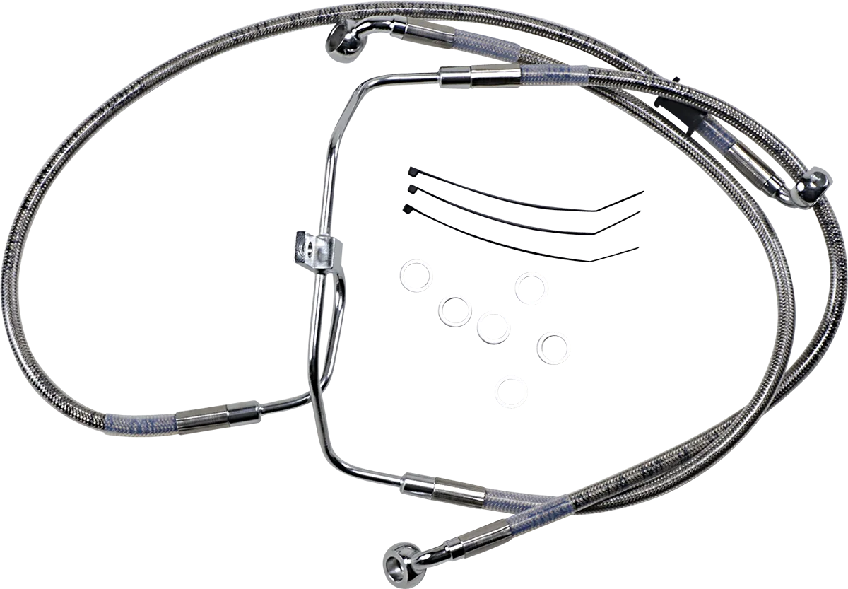 Extended Length Stainless Steel Brake Line Kit