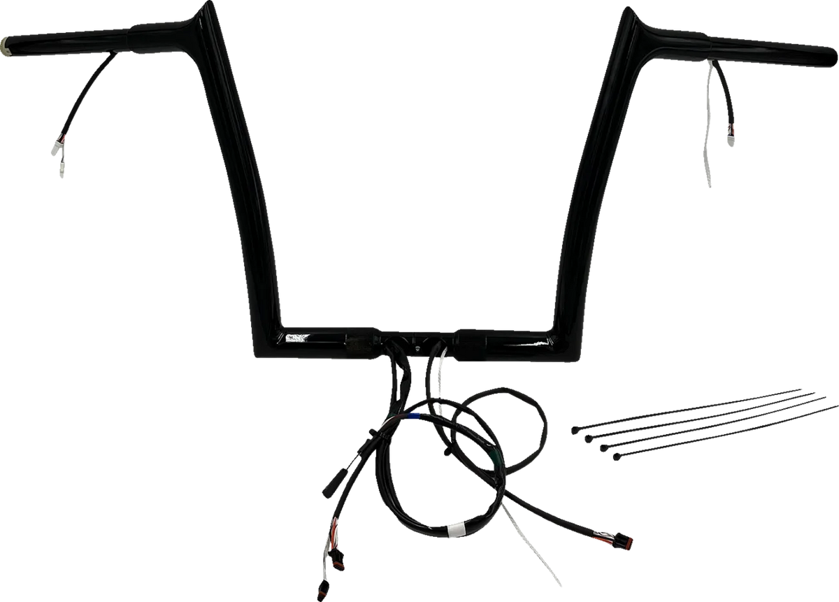 EZ Install Wired 1-1/4" Pointed Top Handlebar Kit