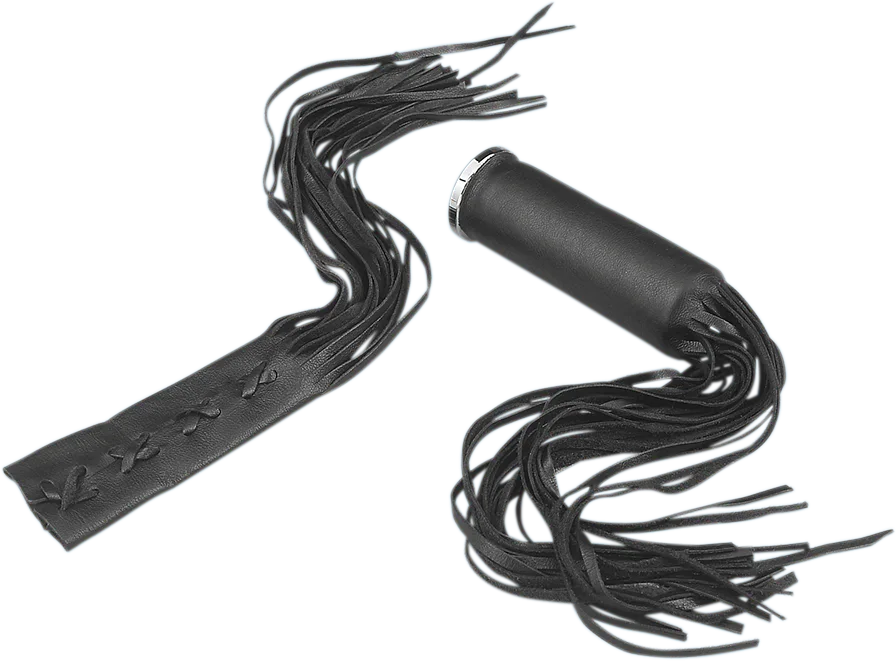 Fringed Leather Grip Covers
