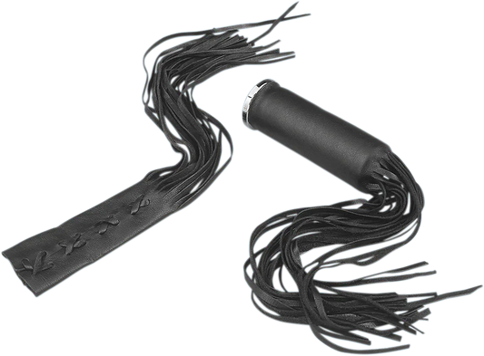 Fringed Leather Grip Covers